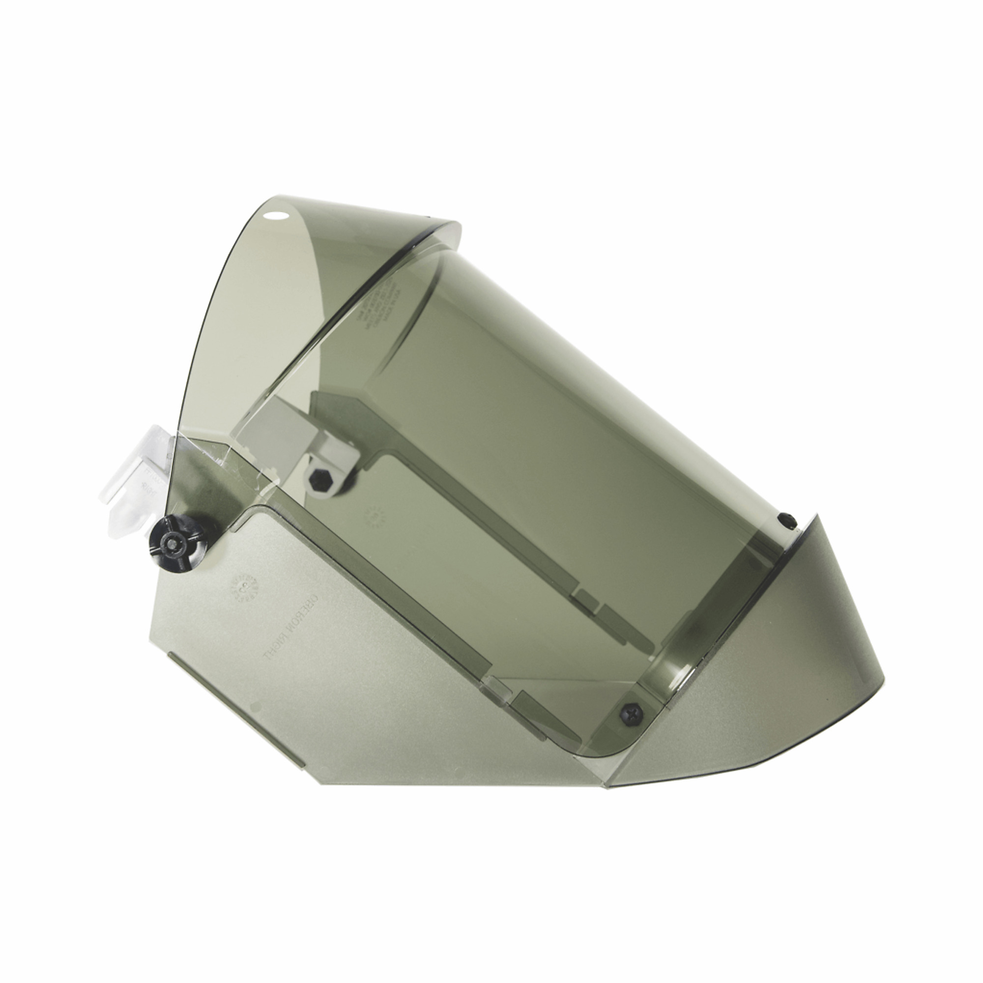 OBERON™ - Face Shield - Arc Flash - 12 Cal TCG™ - With Hard Hat Adapters - fits 3M/Aearo and Bullard Hard Caps - Lens Color: Clear Grey Anti-Fog - Model # 21AGR12AFA1+500